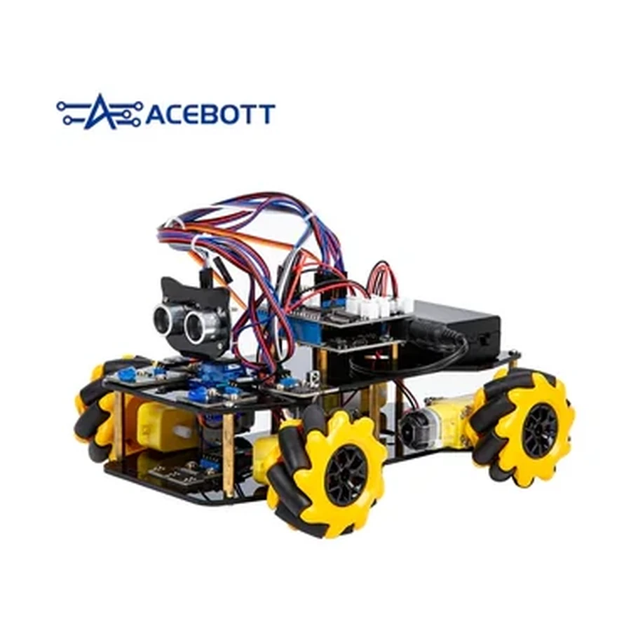 QD001 ESP32 4WD Mecanum Wheel Robot Car Kit educational product