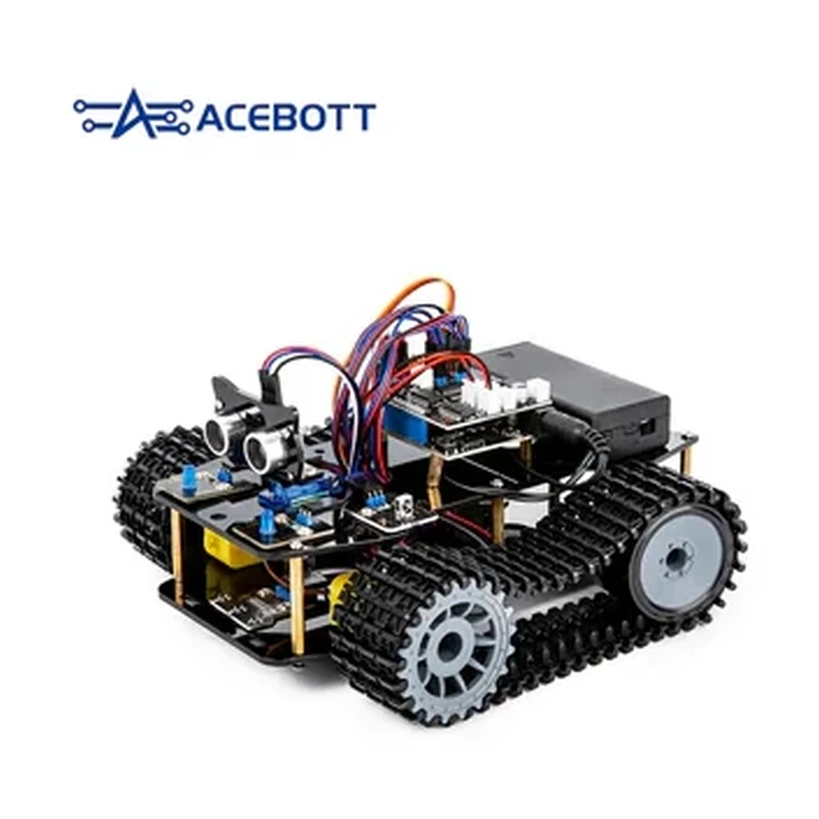 QD004 ESP32 Smart Tank Robot Car Kit educational product