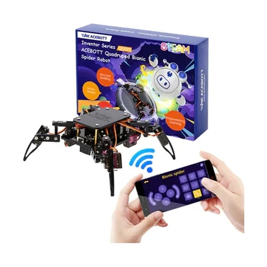 QD020 ESP8266 Quadruped Bionic Spider Robot Kit educational product