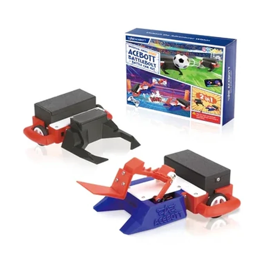 QD028 2-in-1 Football & Battle Car Robotics Kit educational product