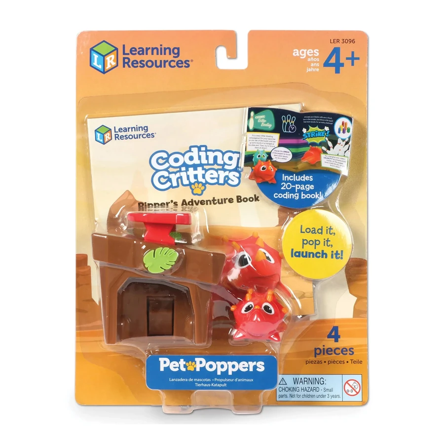 Coding Critters Pet Poppers: Ripper the Dino educational product