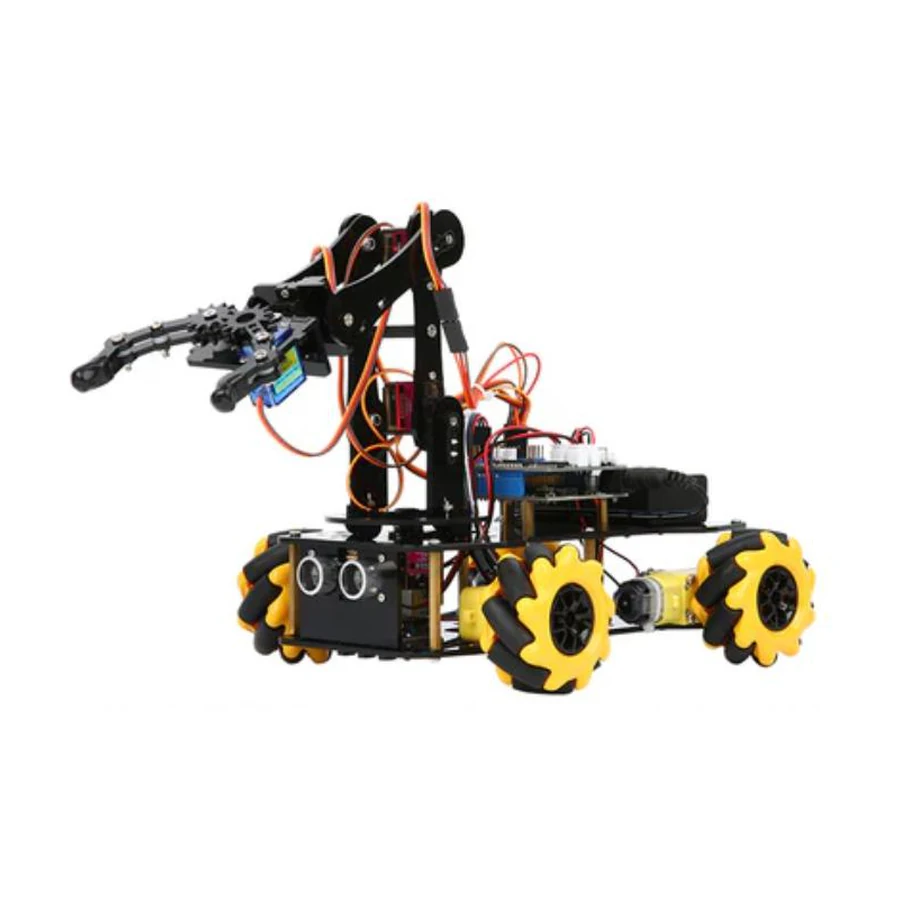 Mecanum Robot Car with Robotic Arm educational product
