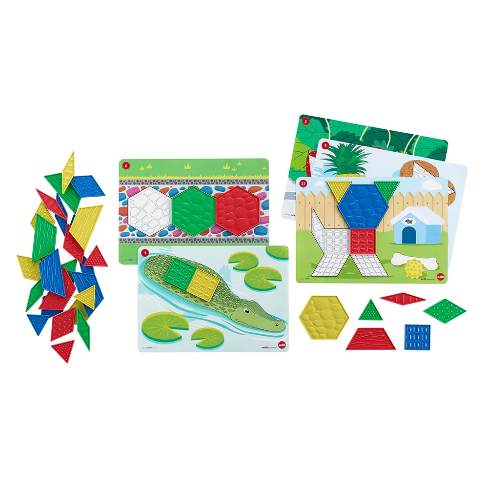 Green-n-Learn Sensory Pattern Blocks educational product