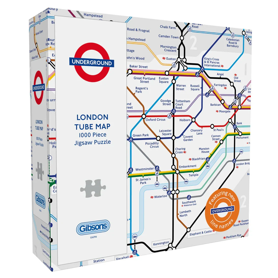 Map of London 1000 Piece Puzzle educational product