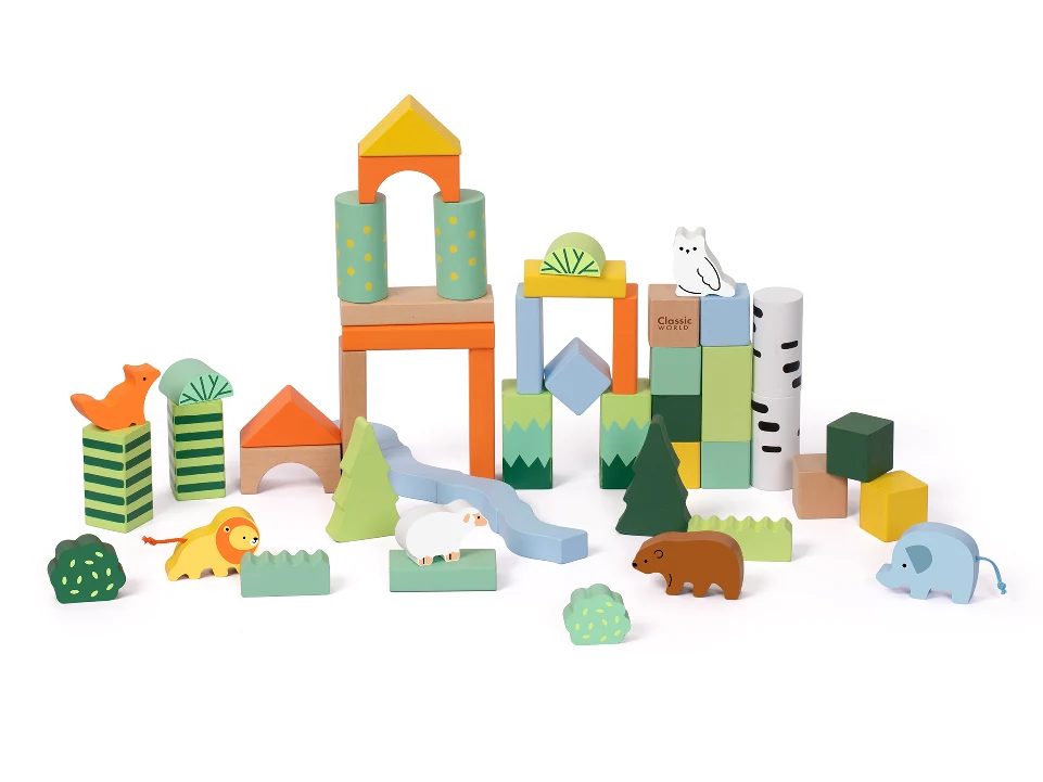 Wooden Building Blocks 100 Piece educational product