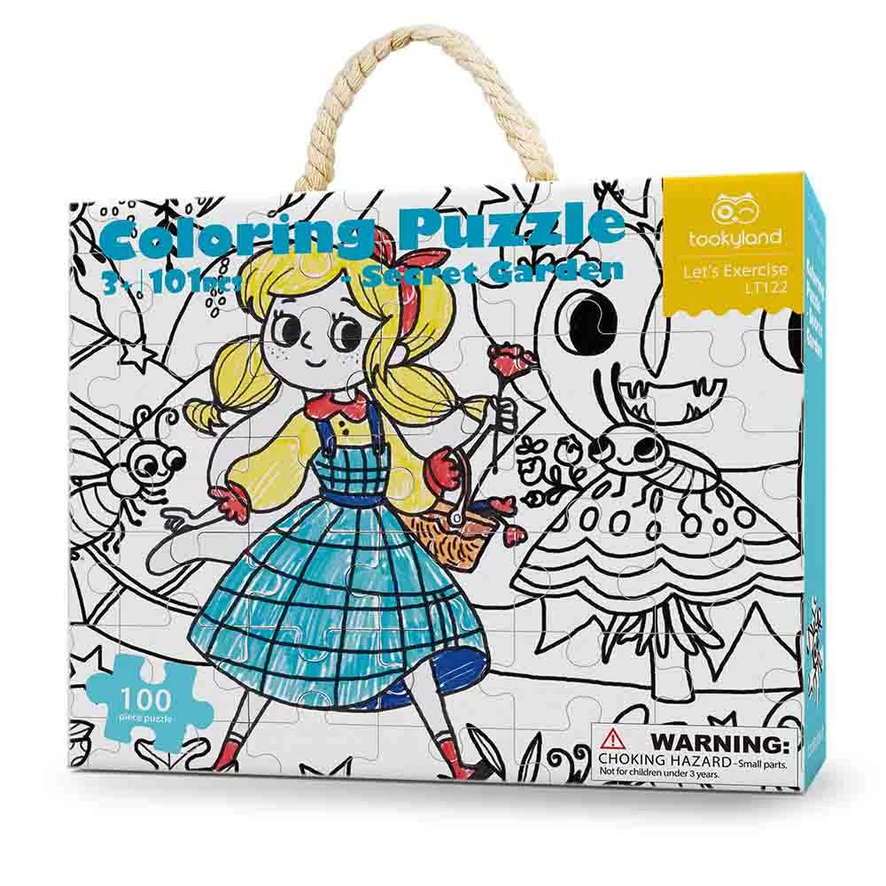 Colouring Puzzle: Secret Garden educational product